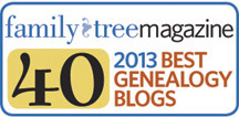 40 Best Genealogy Blogs 2013