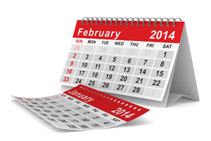 bigstockphoto-calendar-February 2014