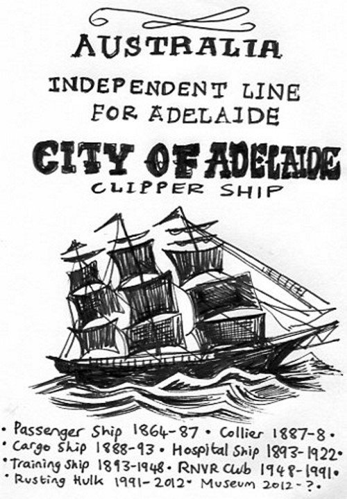 City of Adelaide Clipper ship 02