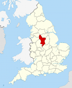 map - Derbyshire