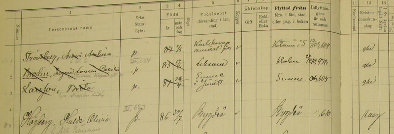 MyHeritage - Swedish Household records part