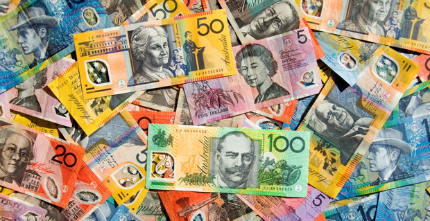 Australian Currency - One Hundred Fifty Twenty Ten & Five Dollar Notes