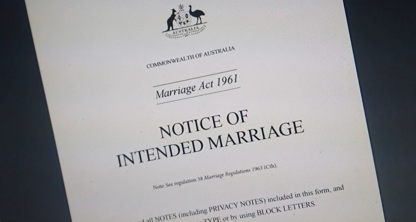 Proposed Changes to Australian Marriage Certificates will Affect Family Historians