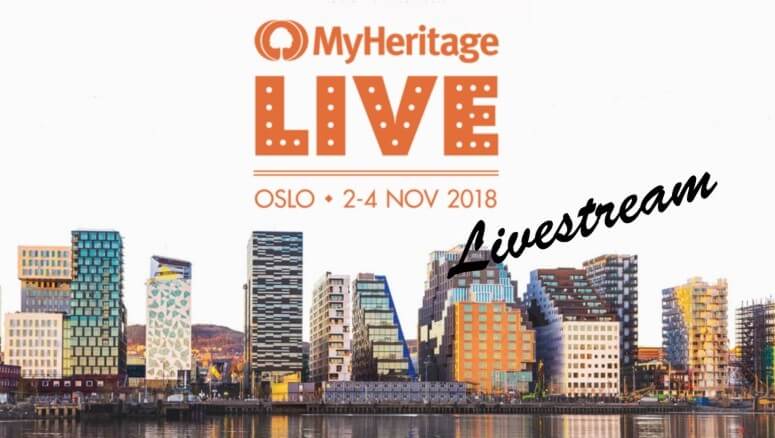 MyHeritage to Livestream Conference … for FREE