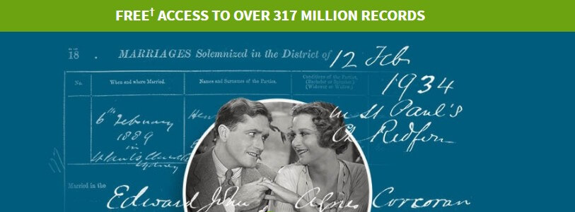 Search Millions of Marriage Records on Ancestry FREE (14-17 February)