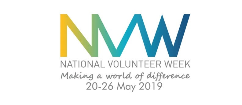 National Volunteer Week, 20-26 May 2019