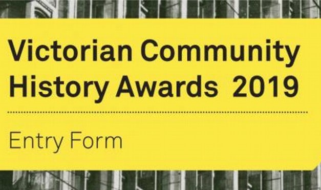 Entries for Victorian Community History Awards 2019 Close Soon